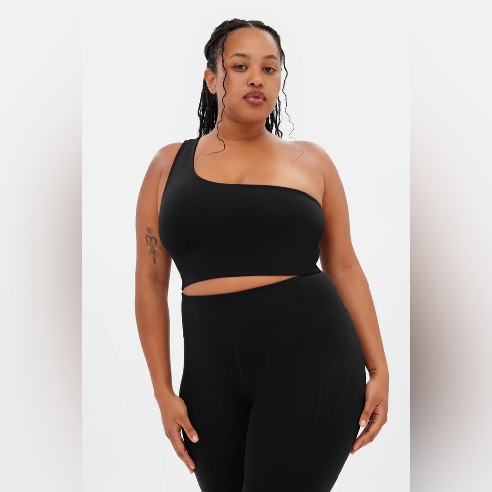 Girlfriend Collective One-Shoulder Sports Bra